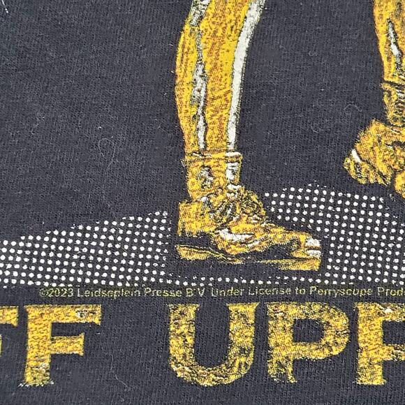 ACDC Shirt Womens XL 23x26 Stiff-Upper-Lip Black - Picture 2 of 12